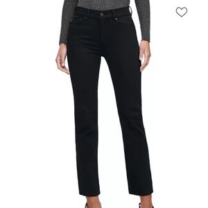 DL 1961 Black Women's Straight-Leg Jeans